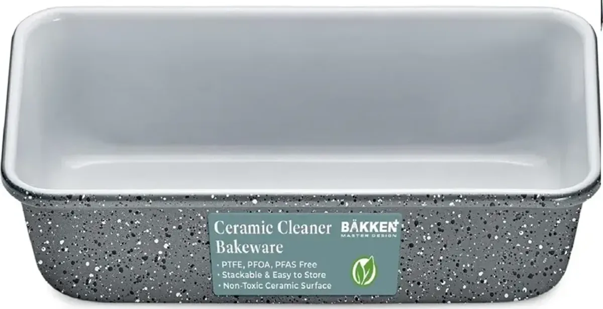 Premium Loaf Pan 1 lb – Aluminum, Ceramic Non-stick Coating, PTFE & PFOA Free, Even Heat, Non-toxic, 4.7" x 9", Perfect for Pound Cakes, Breads, & More