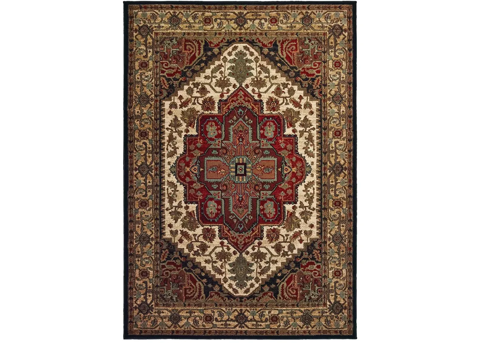 Laurel 3'3" x 5' Black Rug