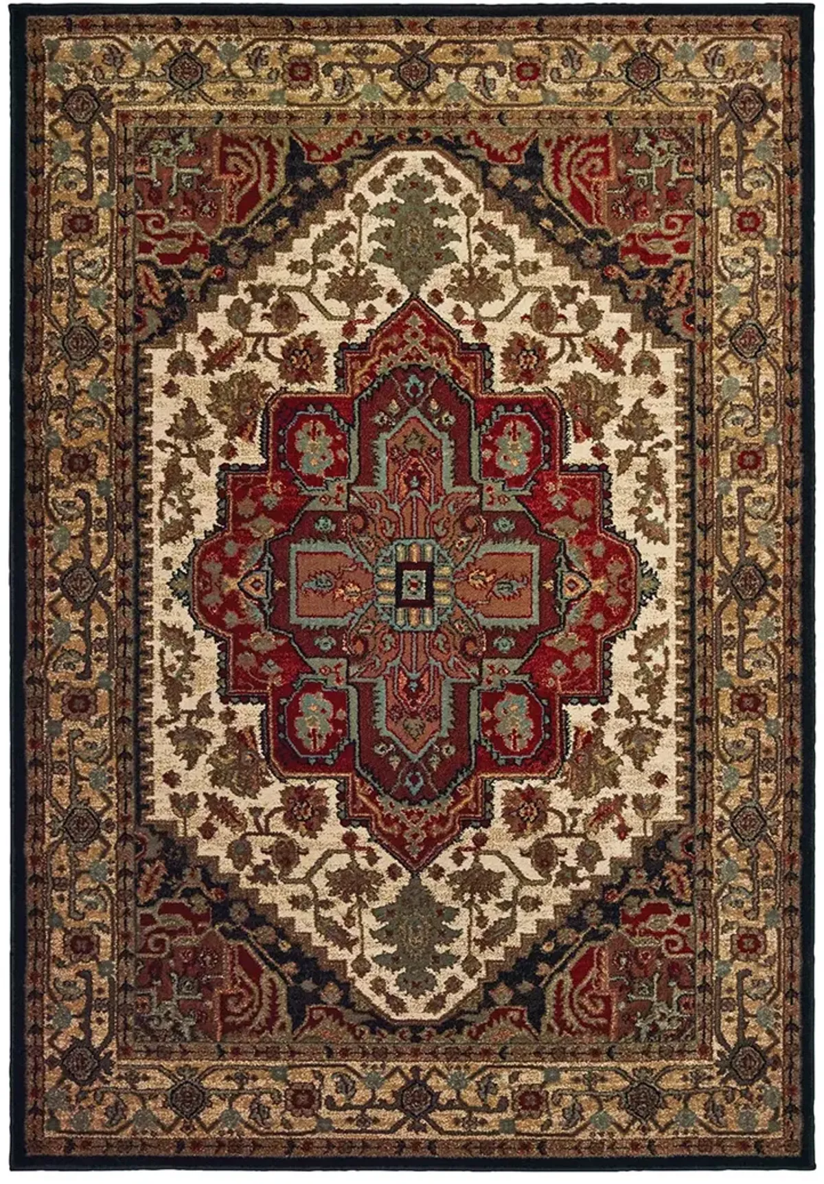 Laurel 3'3" x 5' Black Rug