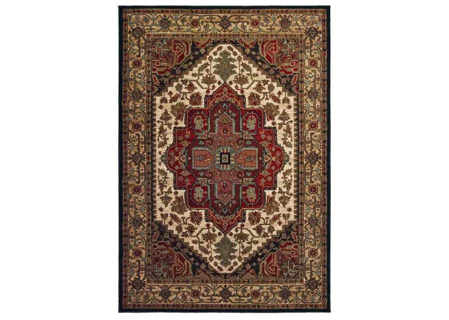 Laurel 3'3" x 5' Black Rug