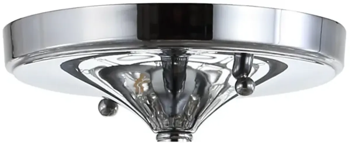 Toronto Metal/Crystal LED Flush Mount