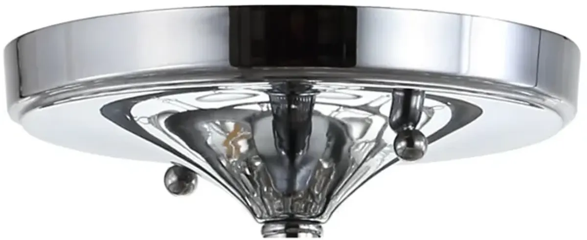 Toronto Metal/Crystal LED Flush Mount