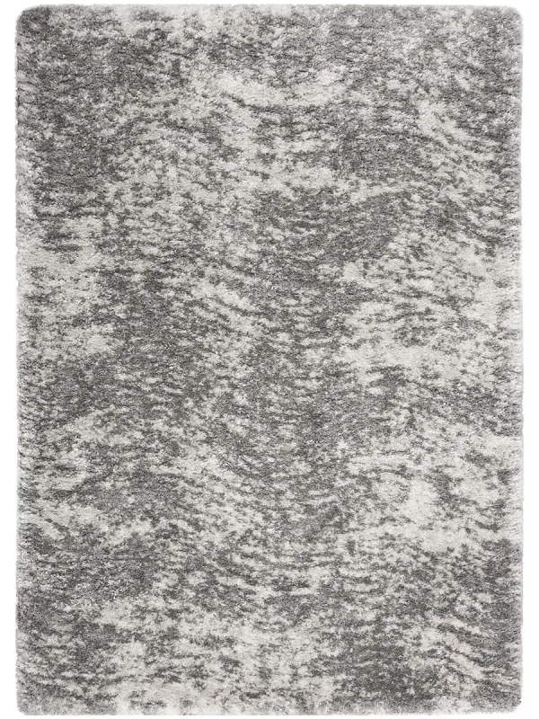 Dreamy Shag DRS04 Charcoal/Gray 6'7" x 9'2" Rug