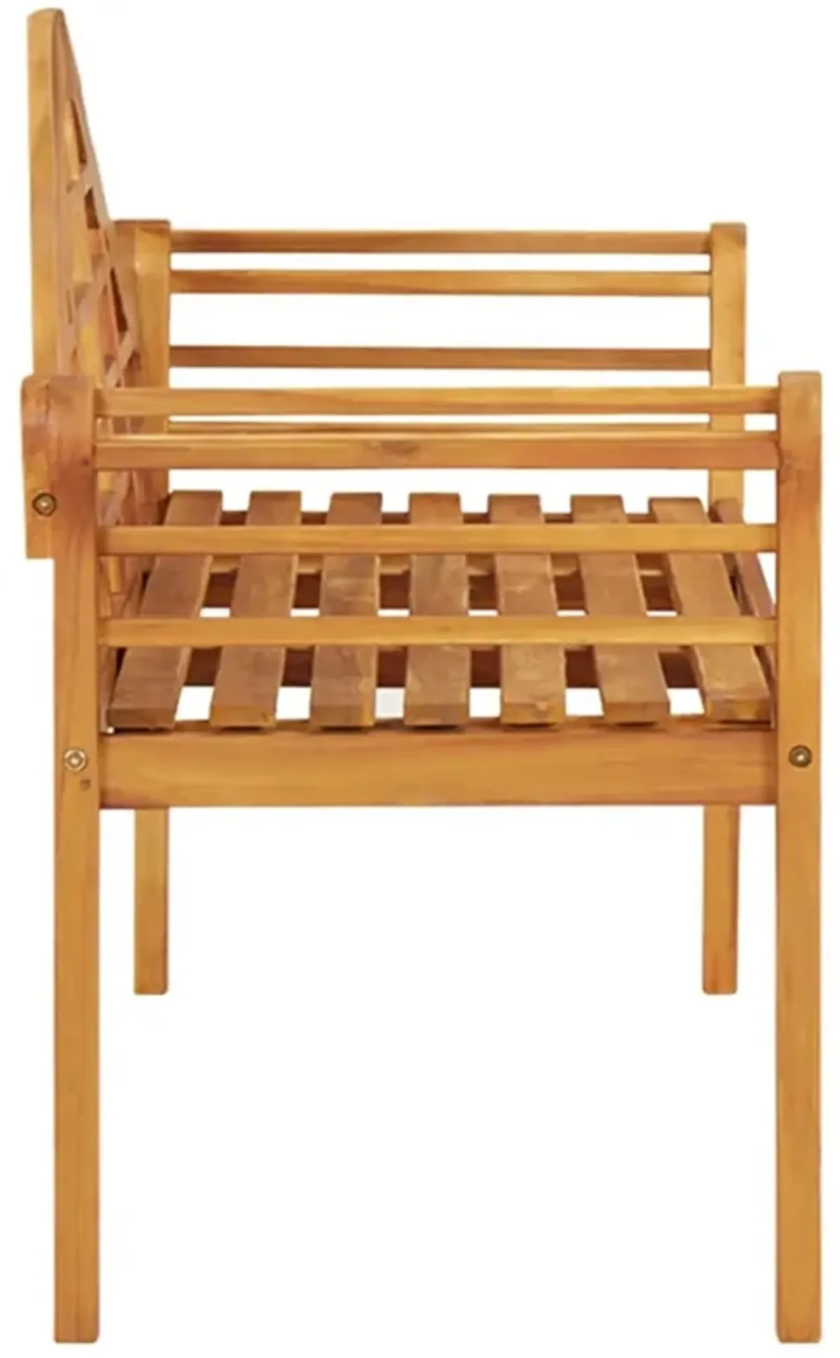 vidaXL Patio Bench 49.2" Solid Wood Acacia