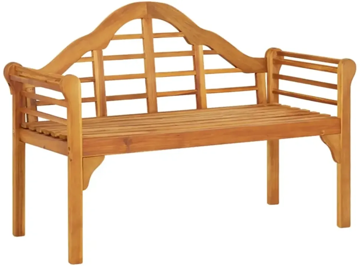 vidaXL Patio Bench 49.2" Solid Wood Acacia