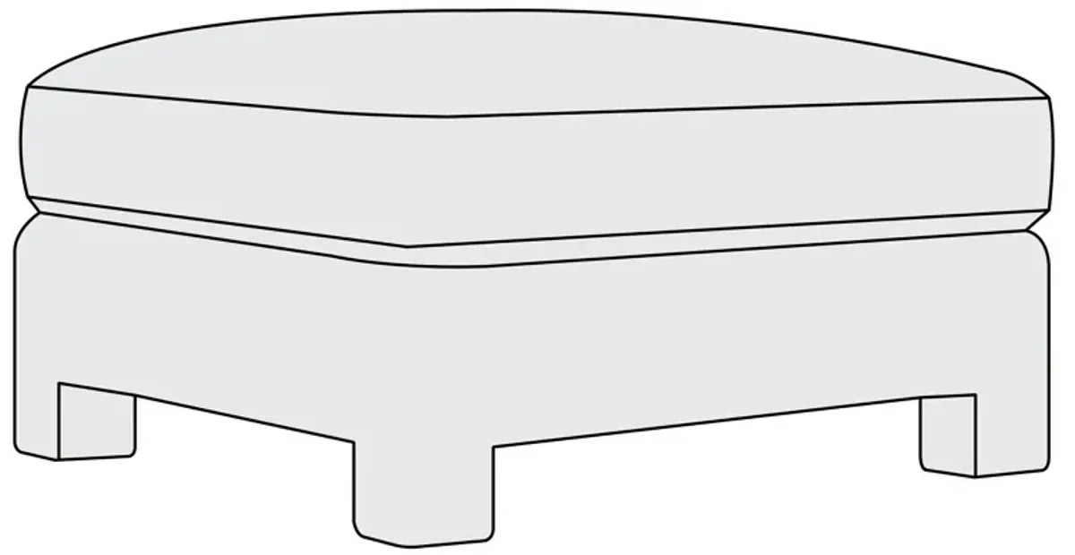 Mily Fabric Bumper Ottoman