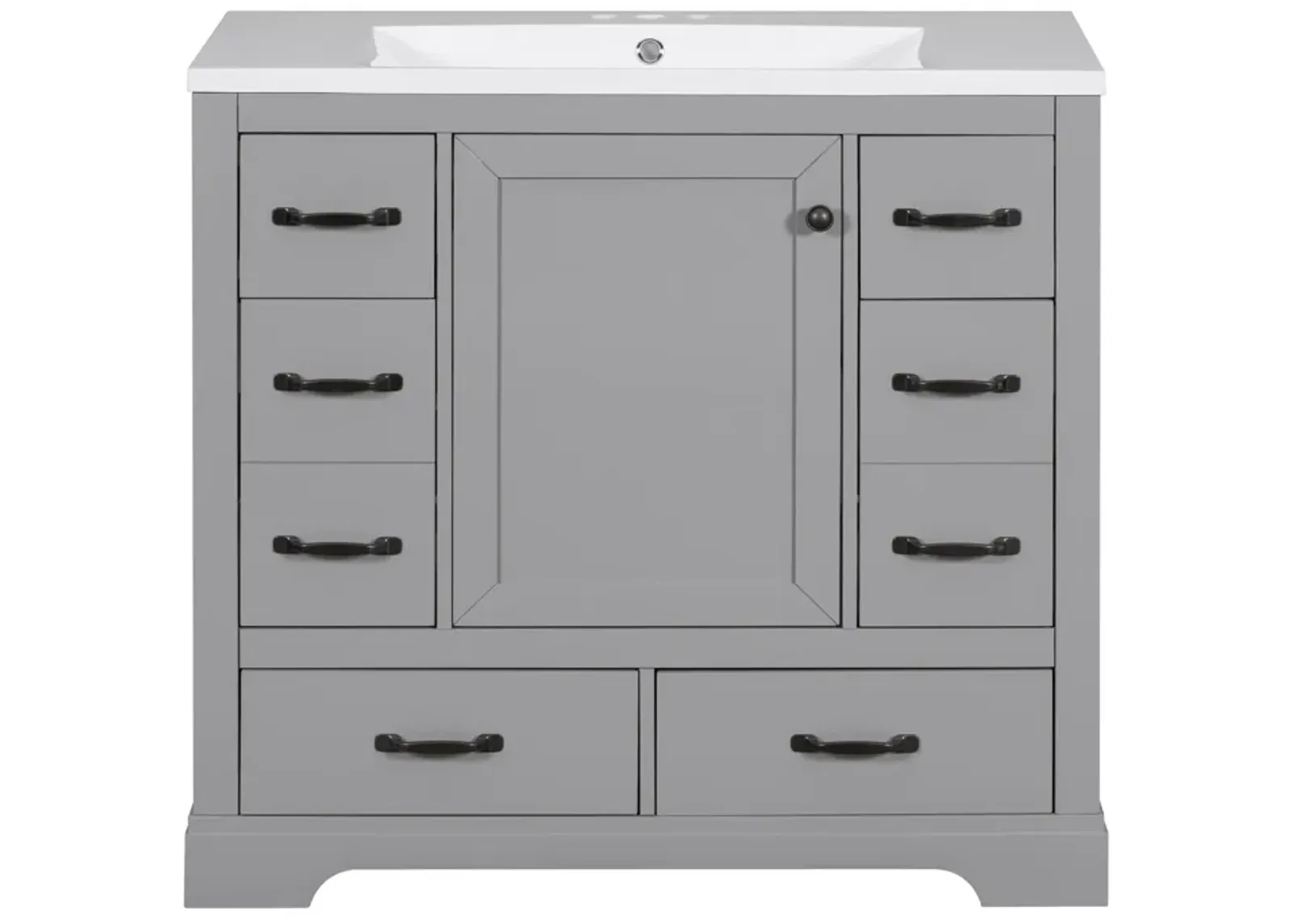 Merax 36" Bathroom Vanity with Sink Combo