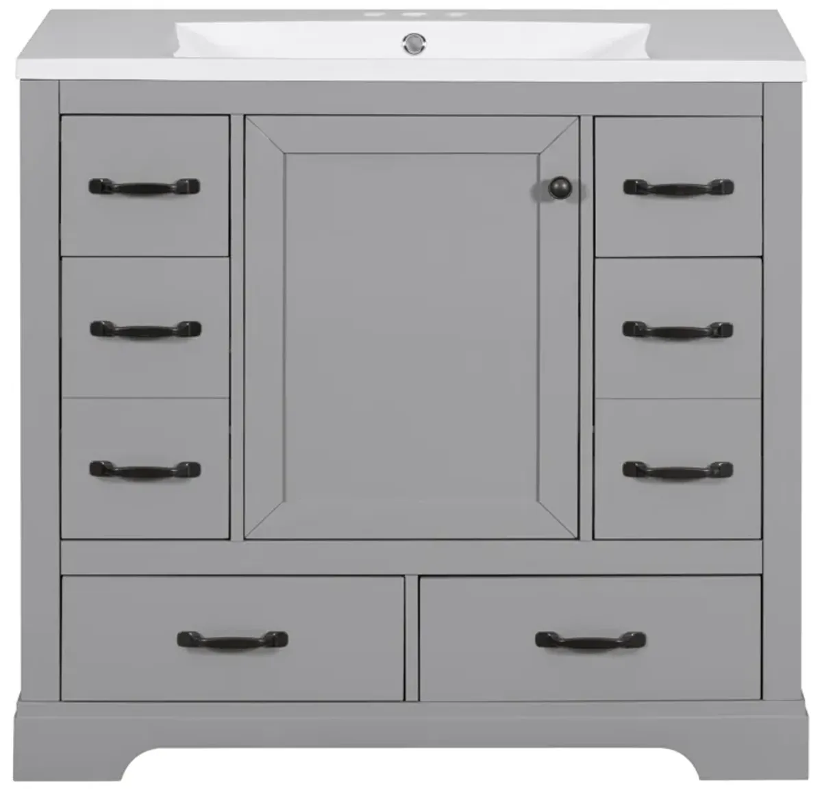 Merax 36" Bathroom Vanity with Sink Combo