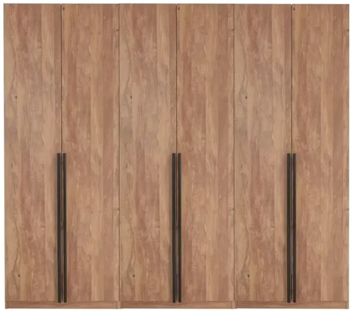 Lee Module Wardrobe in Brown (Set of 3)