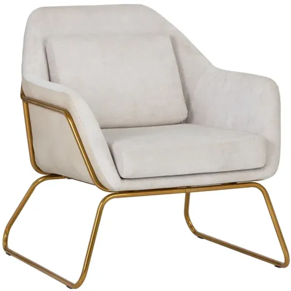 Watts Lounge Chair - Gold
