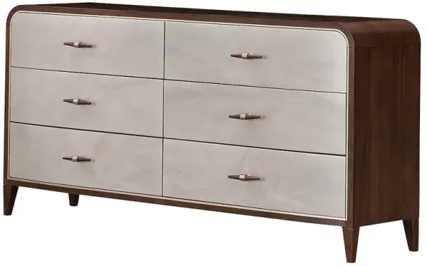 Michael Amini Houston Dresser - Walnut