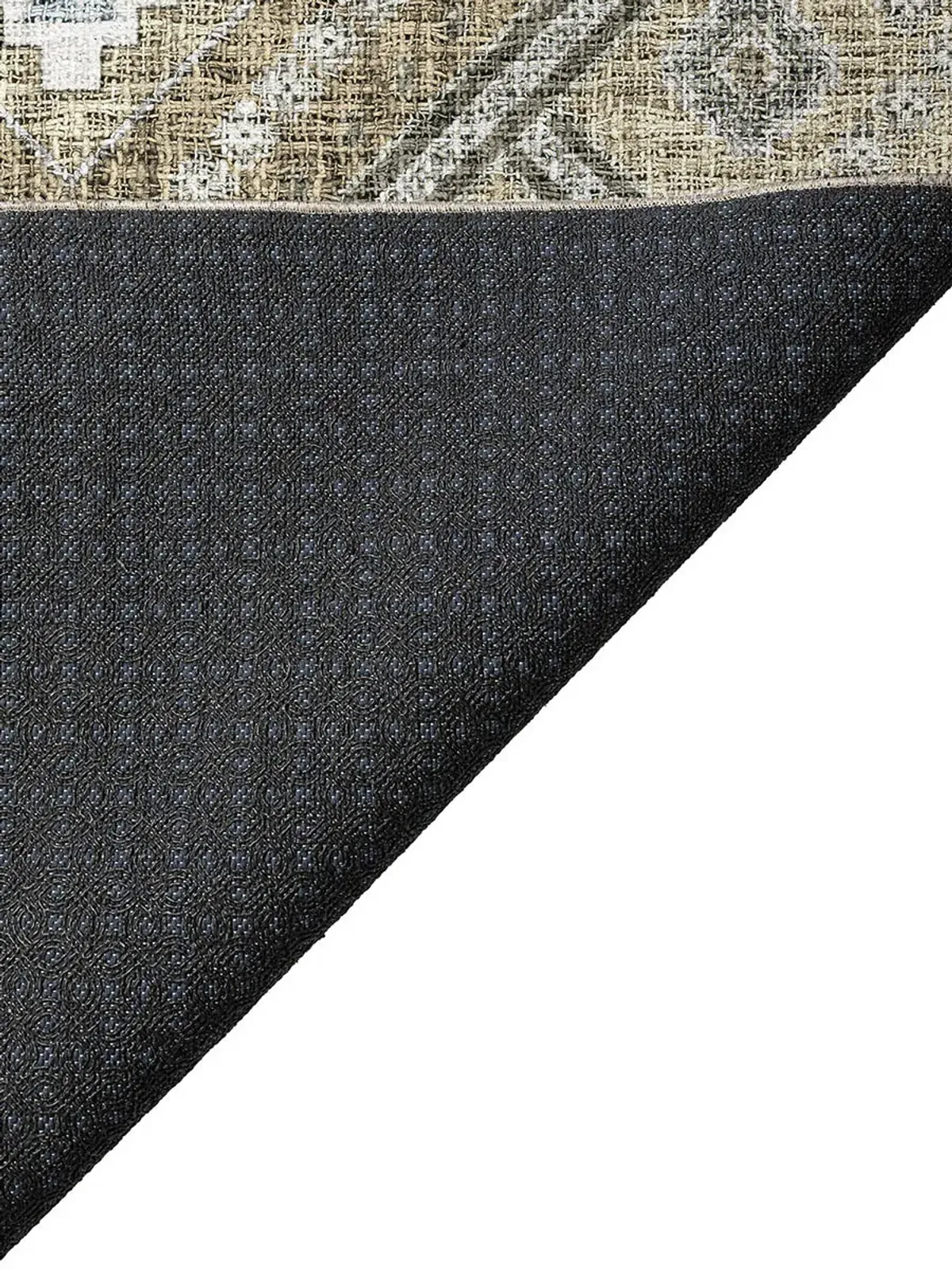 Portico PO5 Beige 8' Round Rug