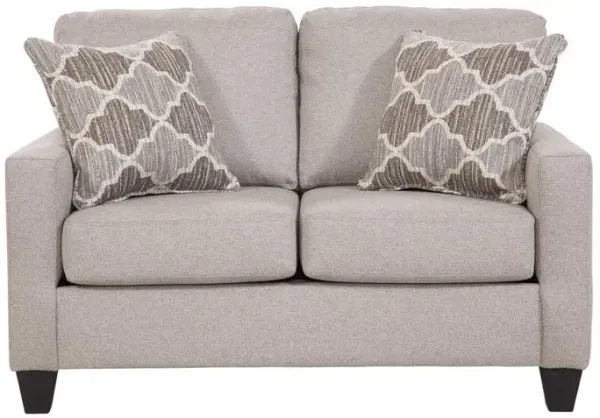 American Furniture Classics Loveseat with Two Accent Pillows
