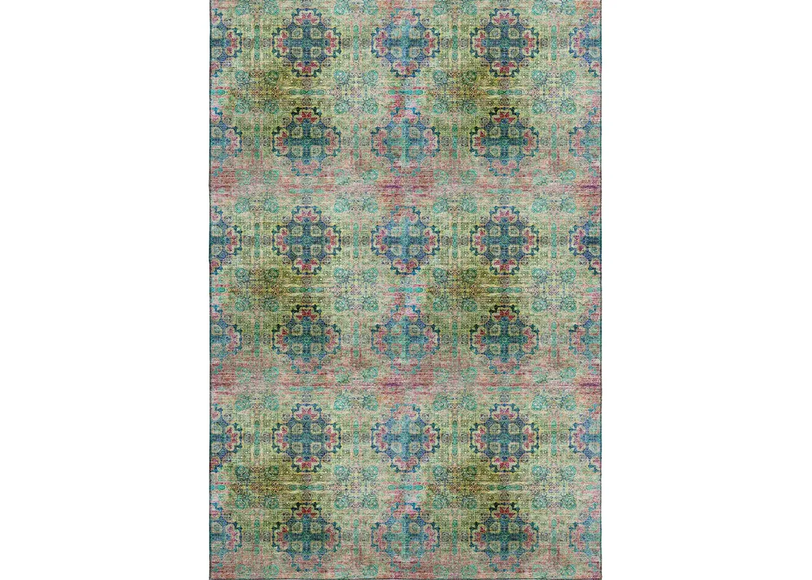 Trevi TV16 Green 2'3" x 7'6" Rug