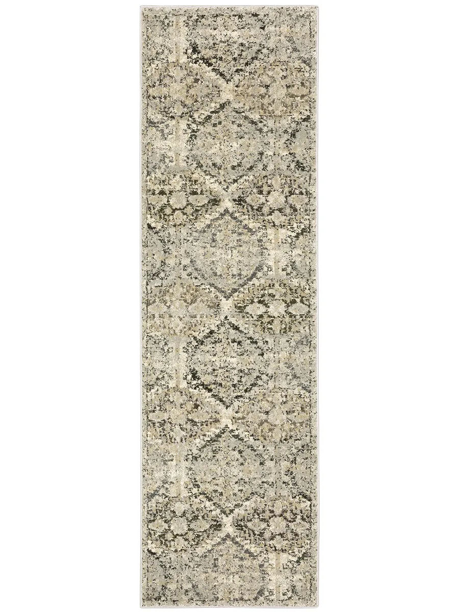 Florence 2'3" x 7'6" Ivory Rug