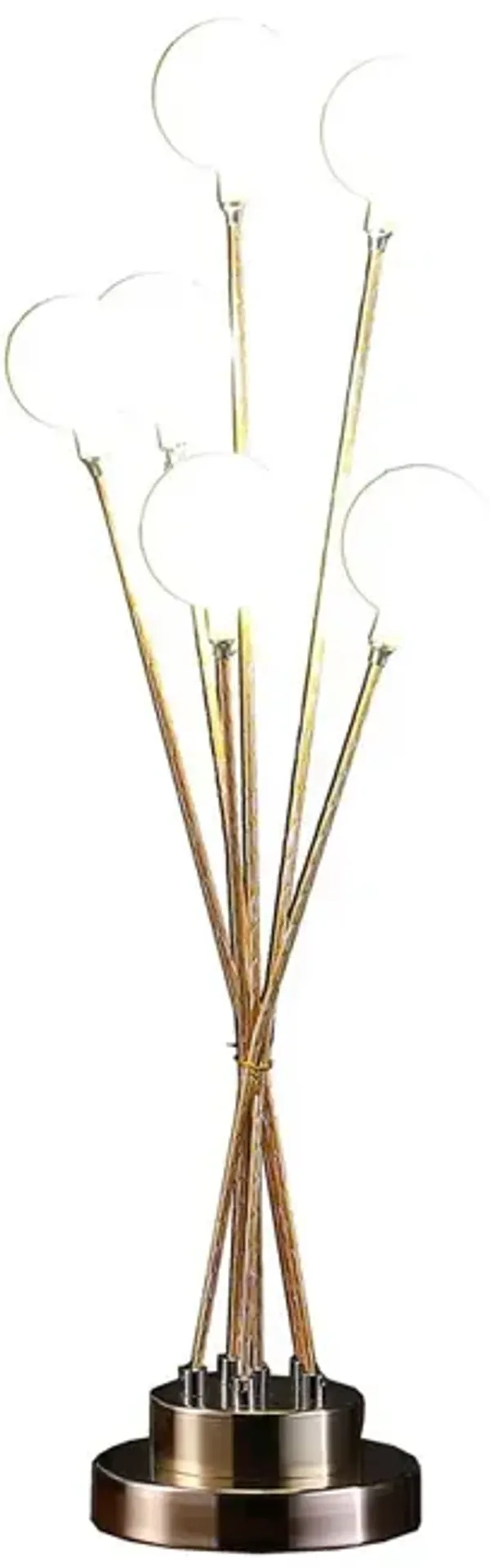 Streamdale 6-Light Acrylic Globe LED Table Lamp