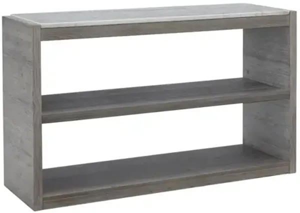 Marble Top Sofa/Console Table, Moonlit Gray