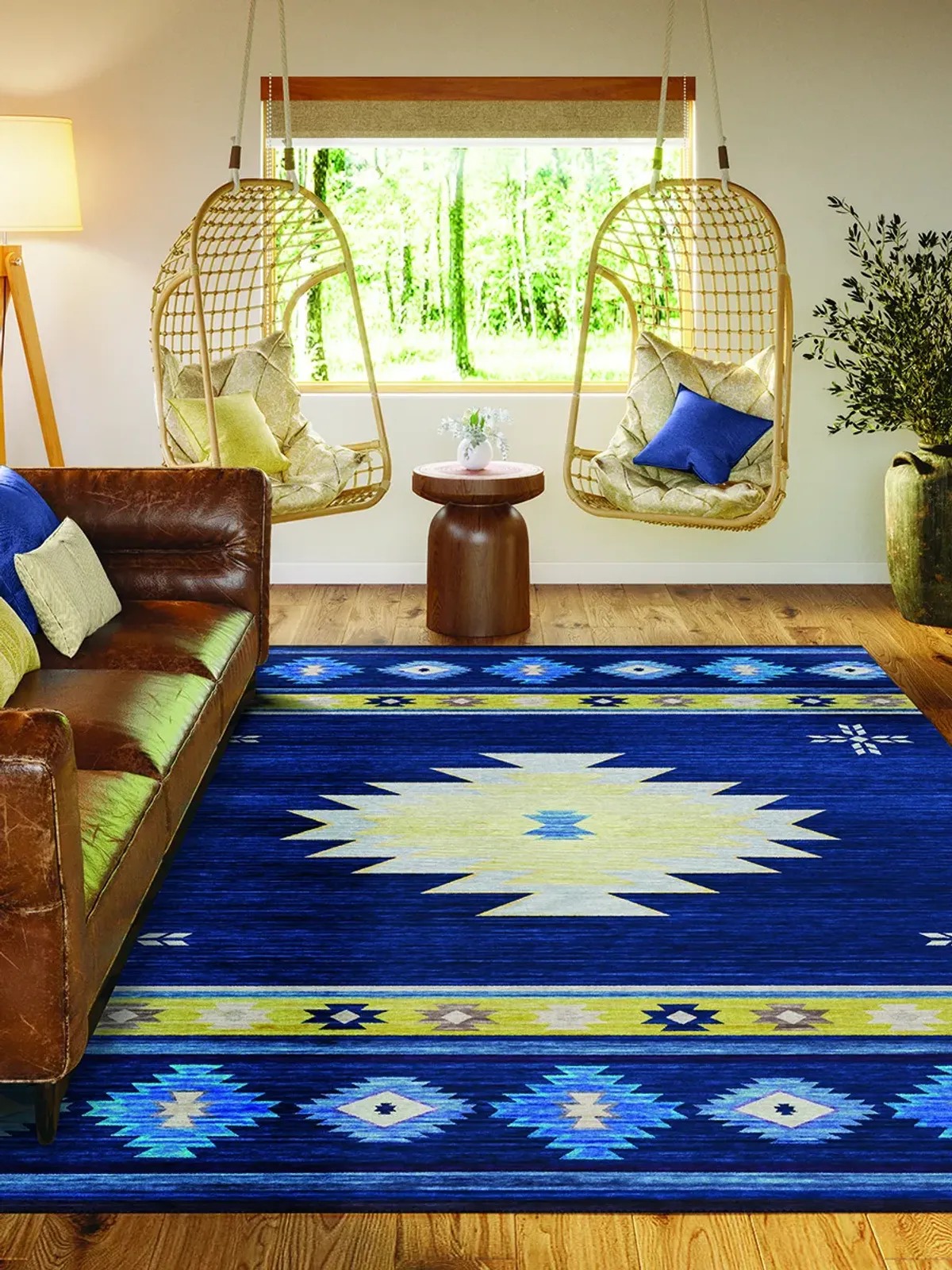 Phoenix PH4 Navy 10' x 14' Rug