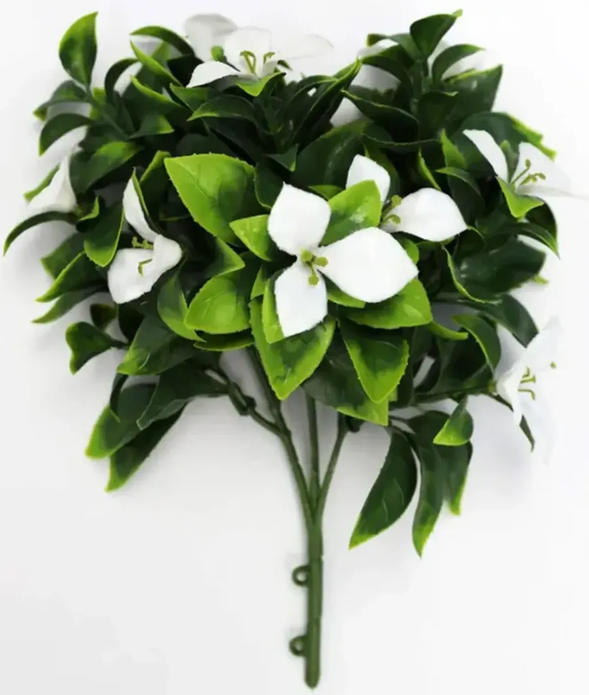 Artificial White Bougainvillea Flower Stem 12" (Living Wall Insert)