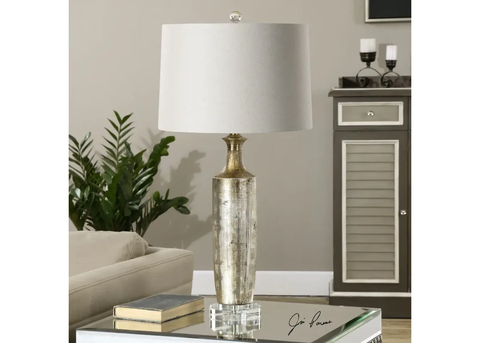 Uttermost Valdieri Metallic Bronze Lamp