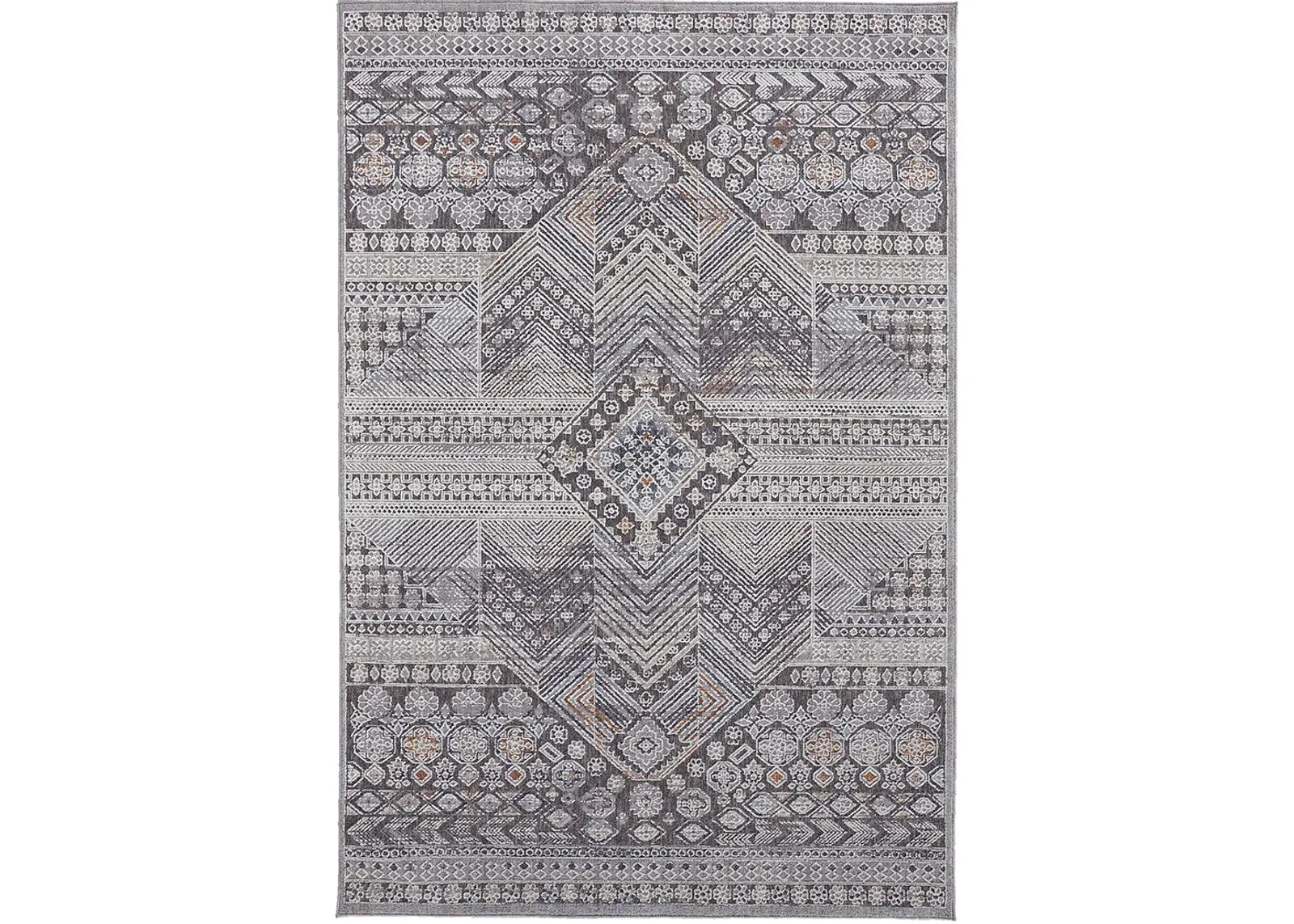 Francisco 39GDF Ivory/Gray 1'8" x 2'10" Rug