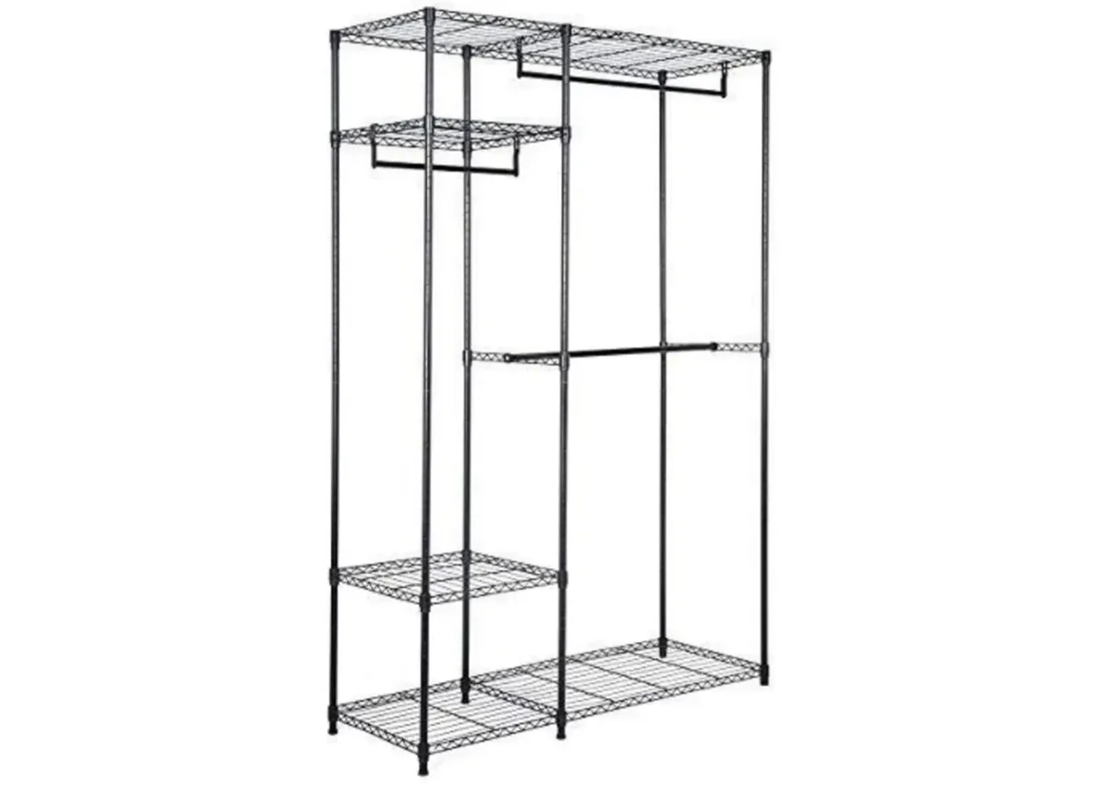 Portable Steel Closet Hanger Storage Rack Organizer