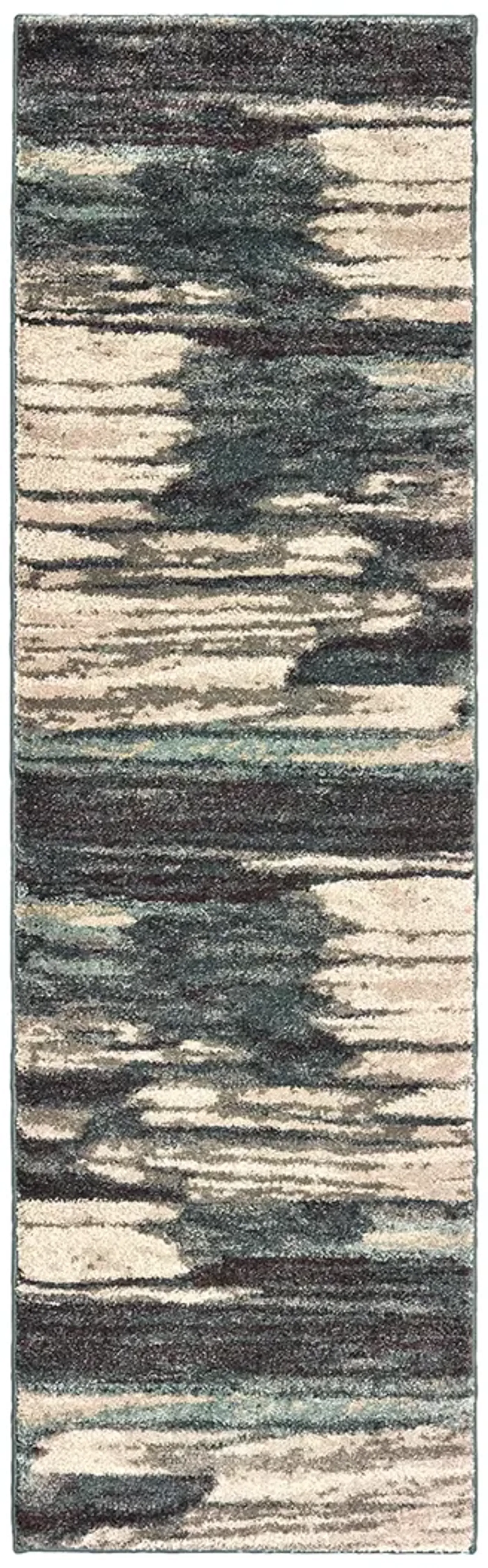 Carson 2'3" x 7'6" Blue Rug