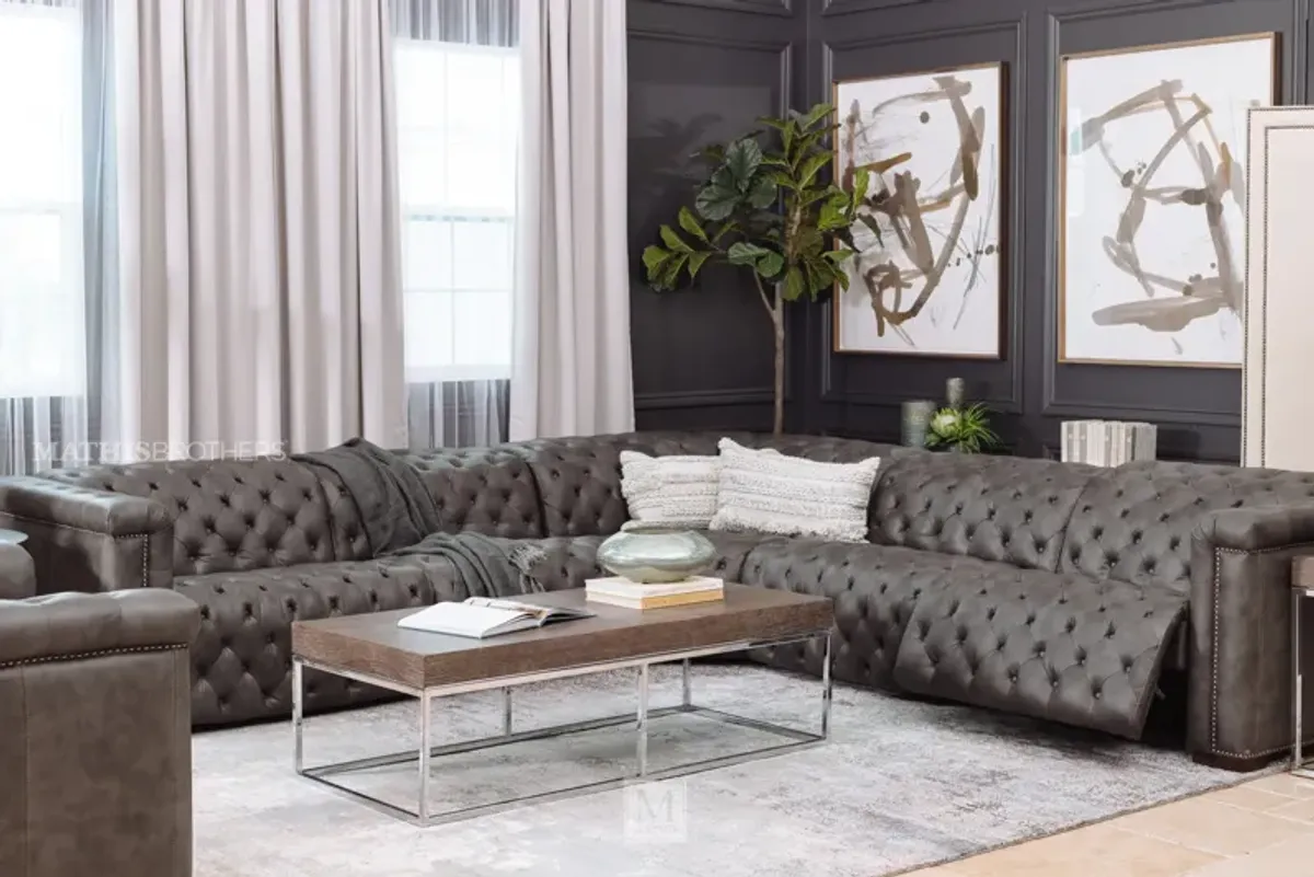 Savion Gravel Five Piece Sectional