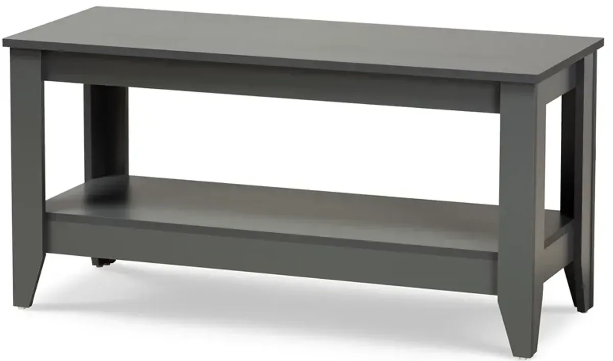 Baxton Studio Elada Modern and Contemporary Grey Finished Wood Coffee Table