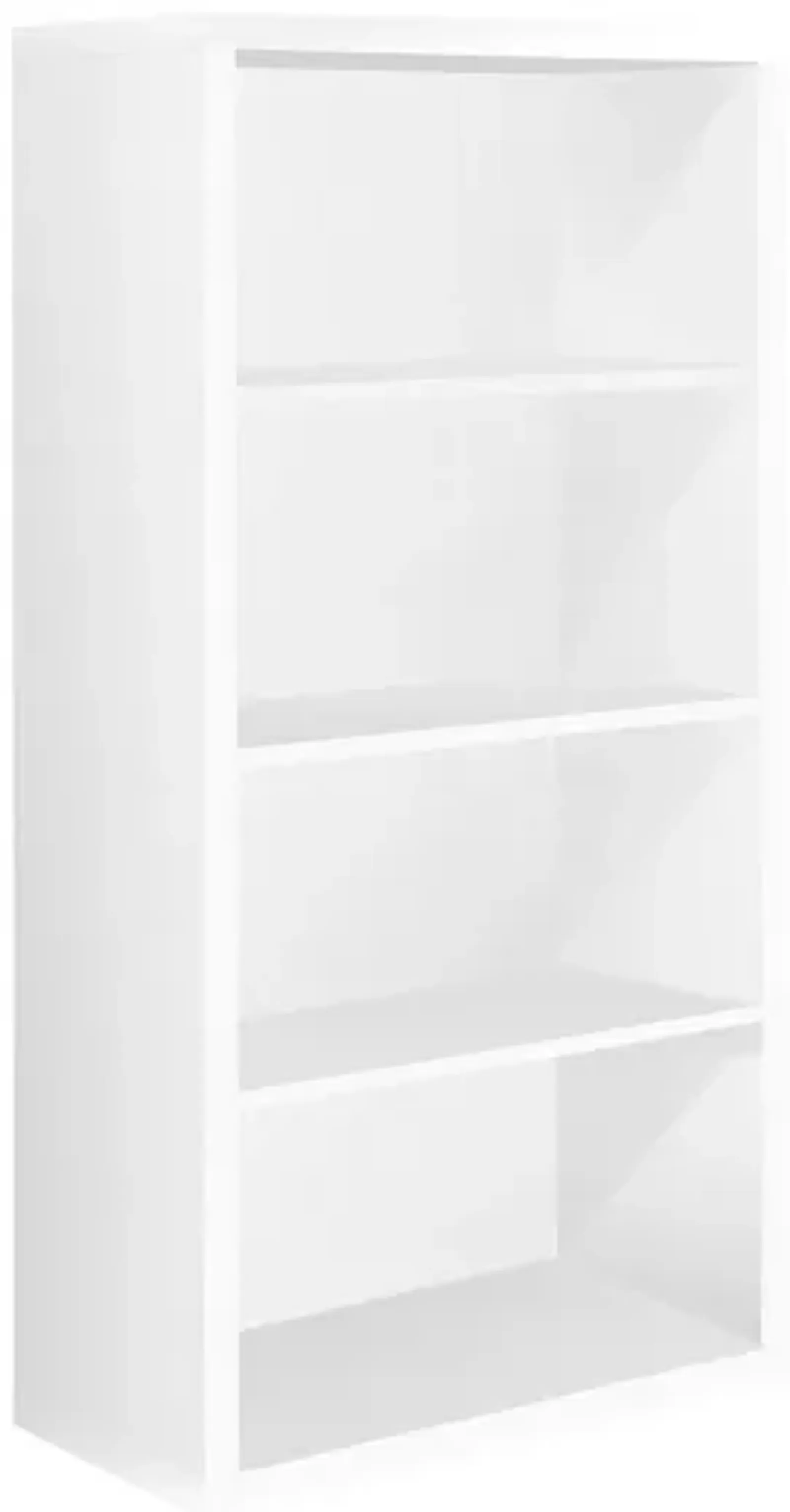 Monarch Specialties I 7059 Bookshelf, Bookcase, Etagere, 5 Tier, 48"H, Office, Bedroom, Laminate, White, Contemporary, Modern