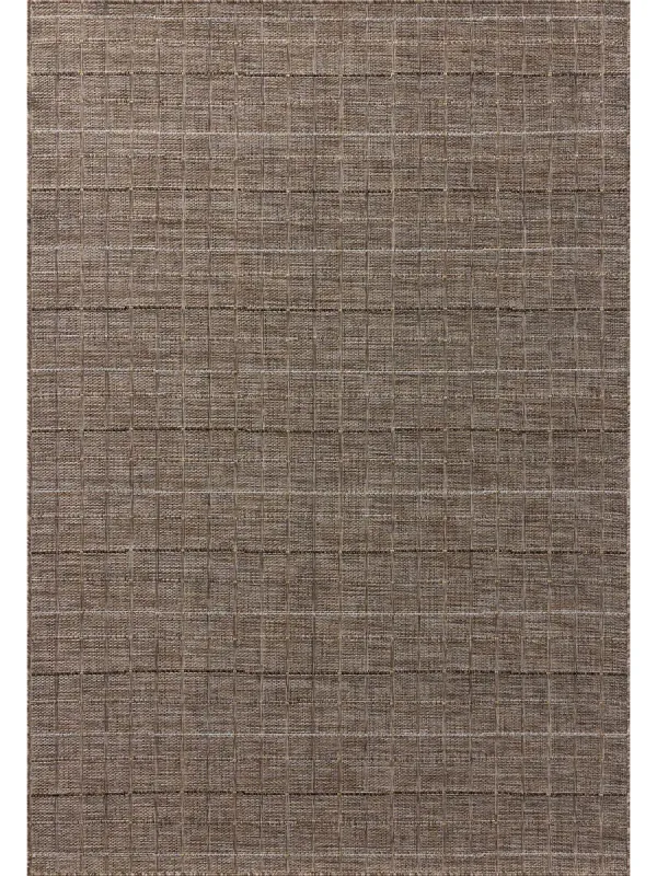 Birch Natural/Bark 6'7"x9'4" Indoor/Outdoor Rug