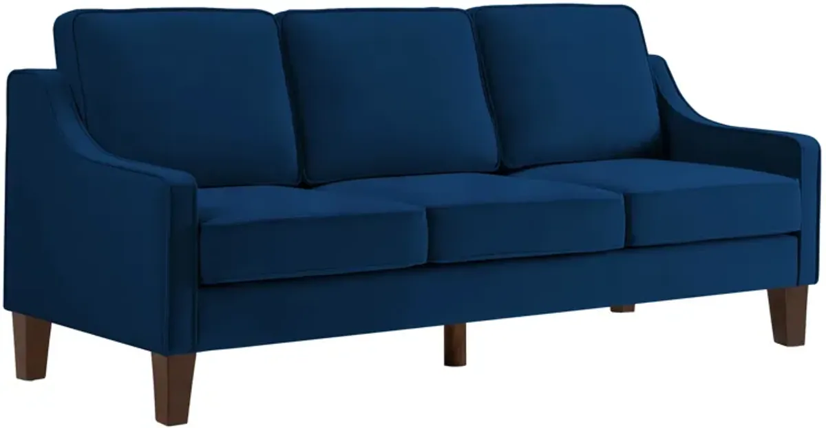 Merax Upholstered Velvet Sofa Couch with Wood legs