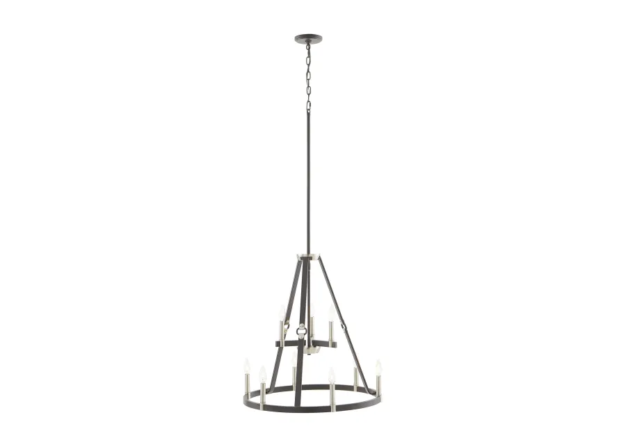 Armstrong Grove 25" Wide 9-Light Chandelier