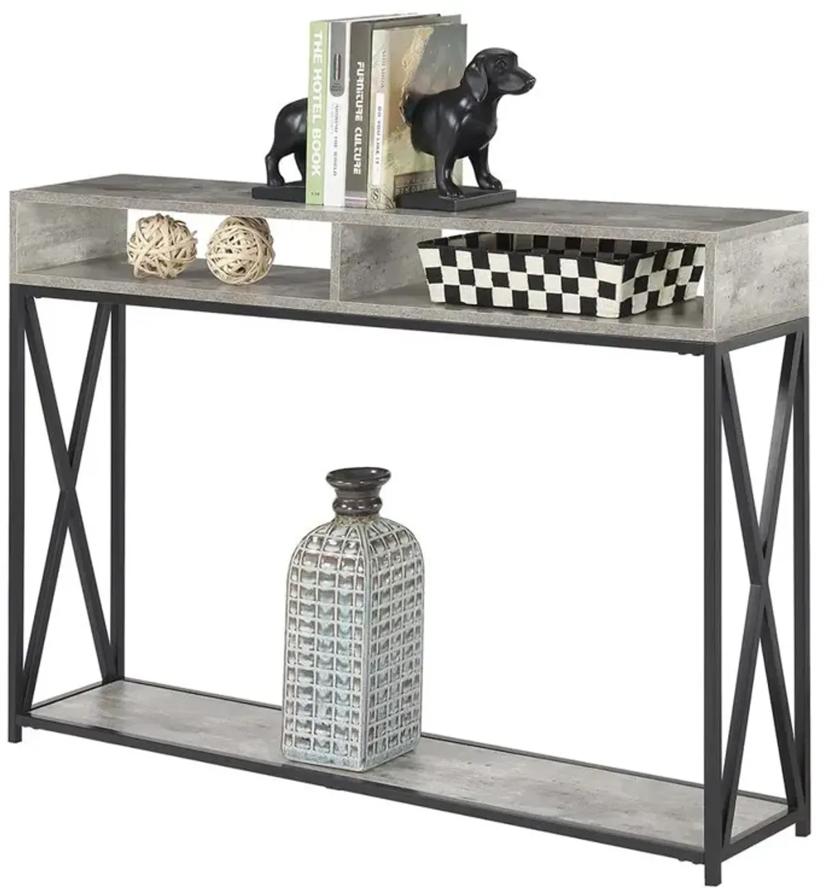 Convience Concept, Inc. Tucson Deluxe 2 Tier Console Table