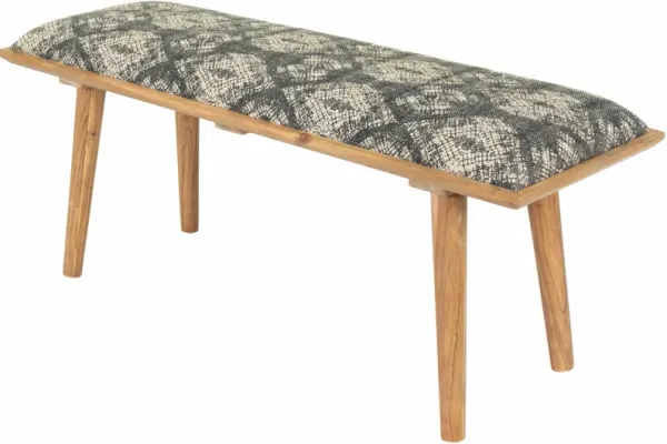 Dilkon Upholstered Wood Bench