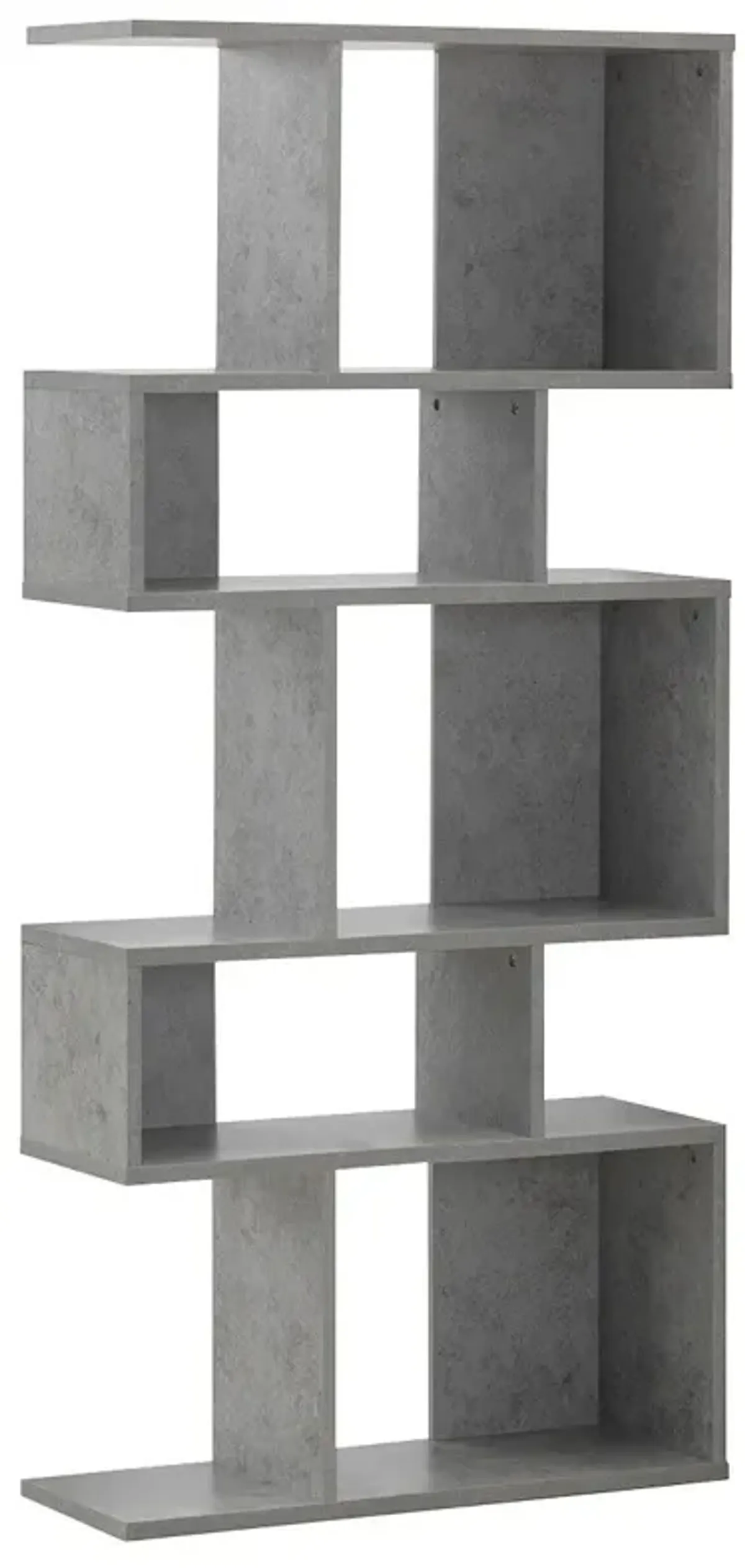 5 Cubes Ladder Shelf Corner Bookshelf Display Rack Bookcase