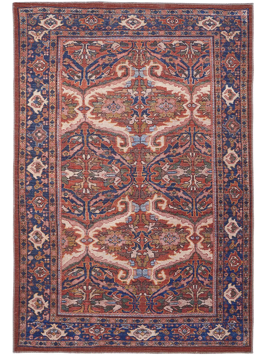 Rawlins 39HMF Red/Tan/Blue 5'3" x 7'6" Rug