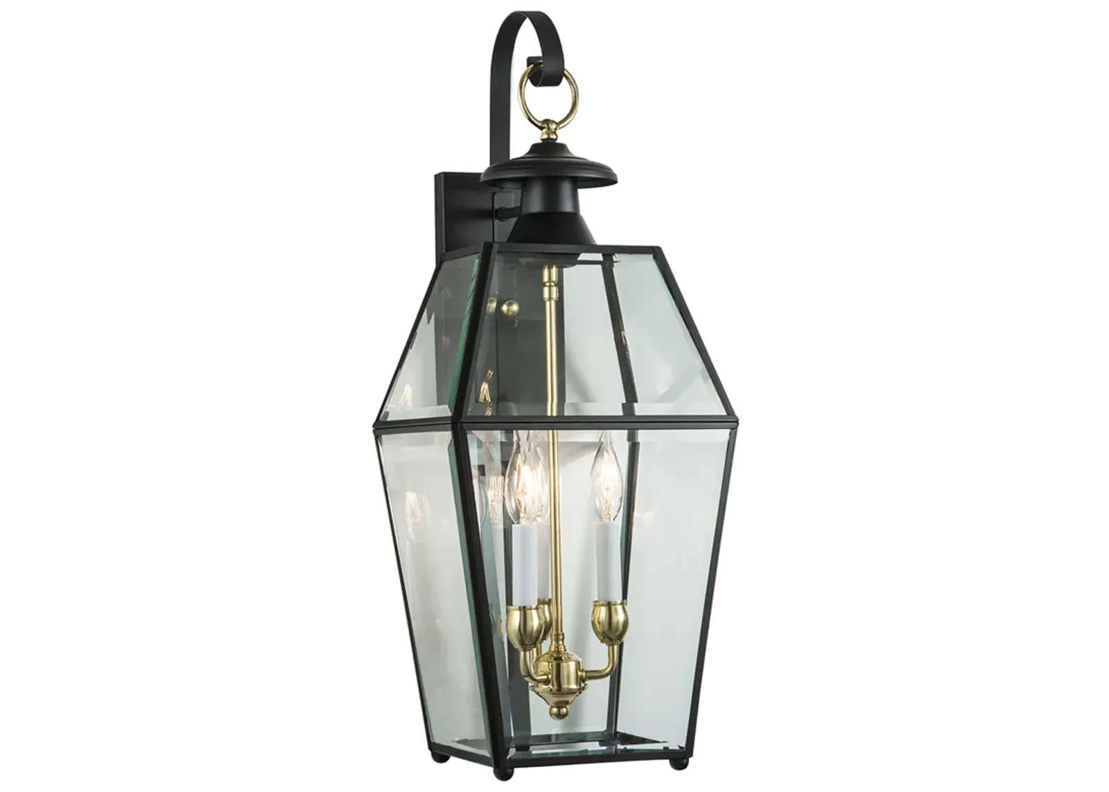 Olde Colony Outdoor Wall Light in Black