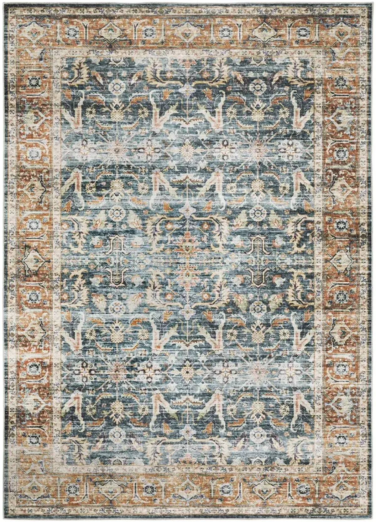 Charleston 3'6" x 5'6" Blue Rug