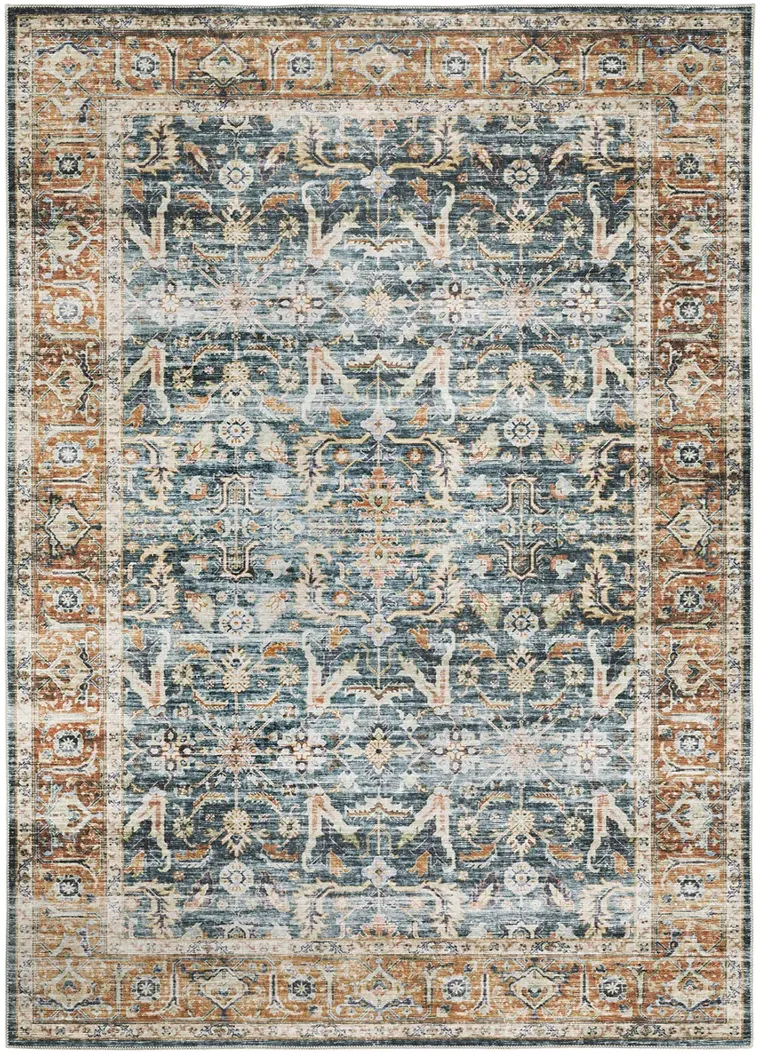 Charleston 3'6" x 5'6" Blue Rug