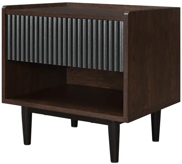 Duane Black Nightstands (Set of 2)