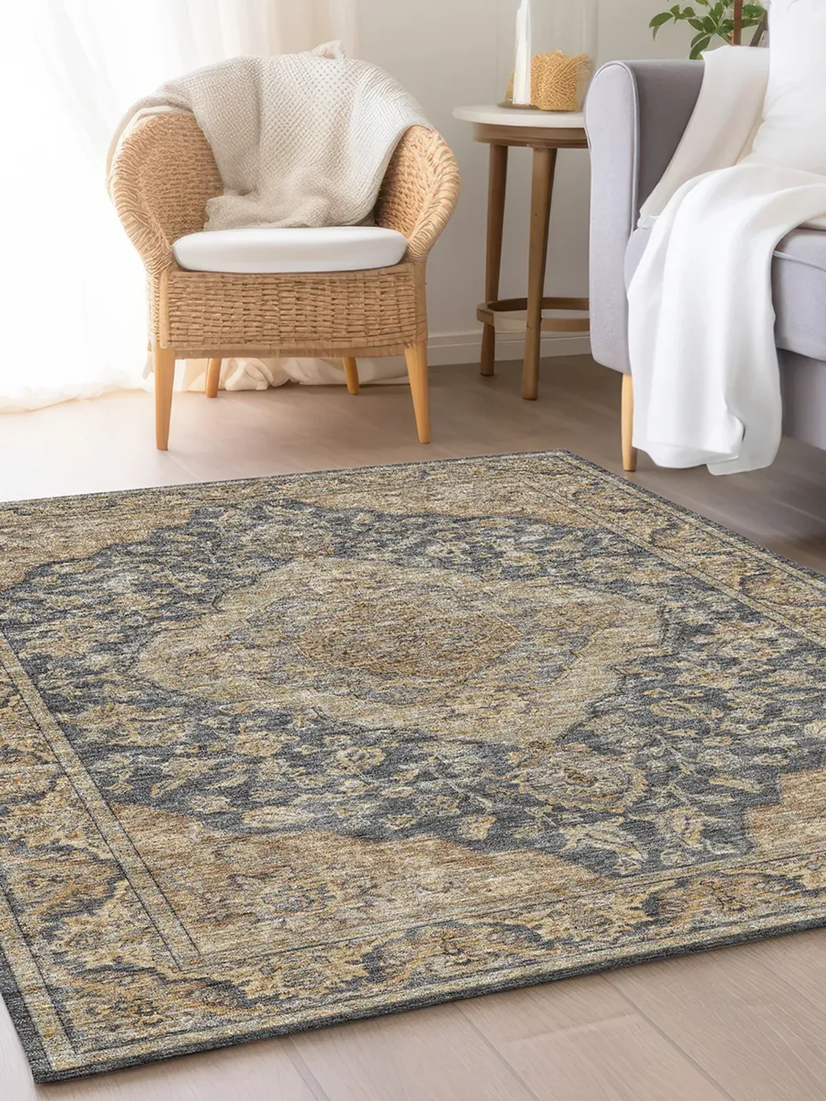 Hatay HY3 Charcoal 10' x 14' Rug