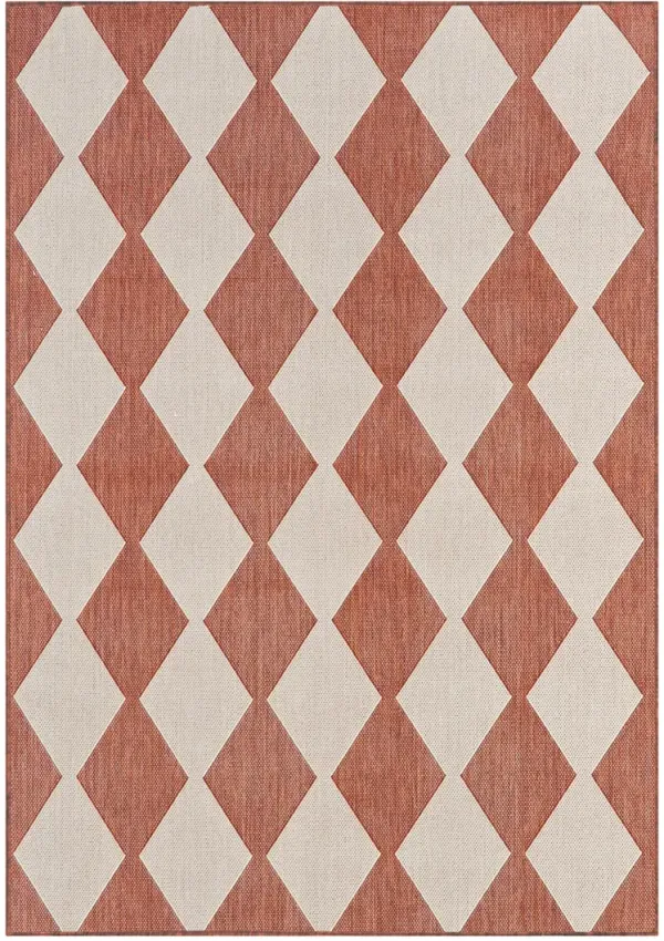 Positano POS04 Terracotta 4' x 6' Rug