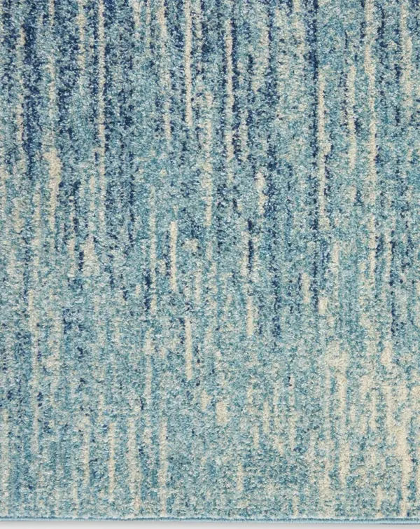 Passion PSN09 Navy/Light Blue 6'7" x 9'6" Rug