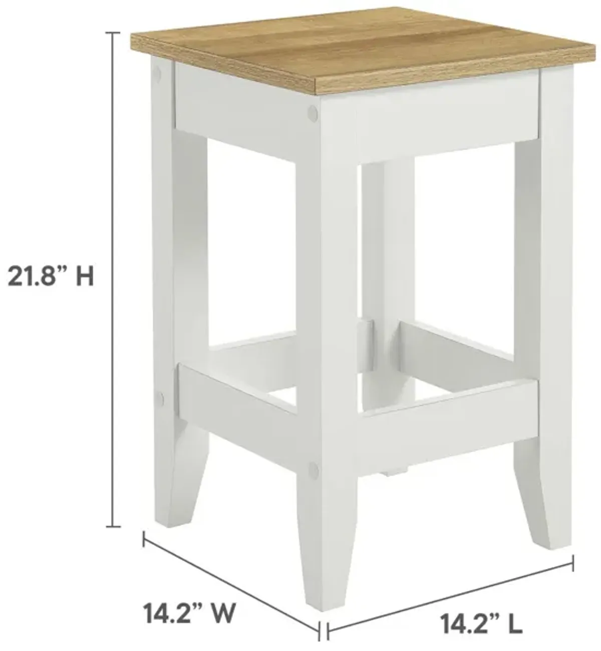 Garland 3-Piece Kitchen Island and Stool Set