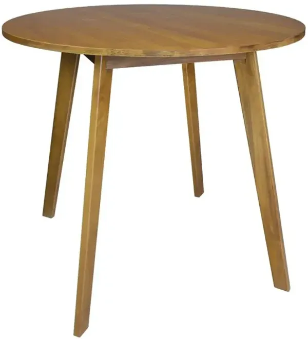 Genuine 36" Round Dining Table with Solid American Gum - Harvest Gold