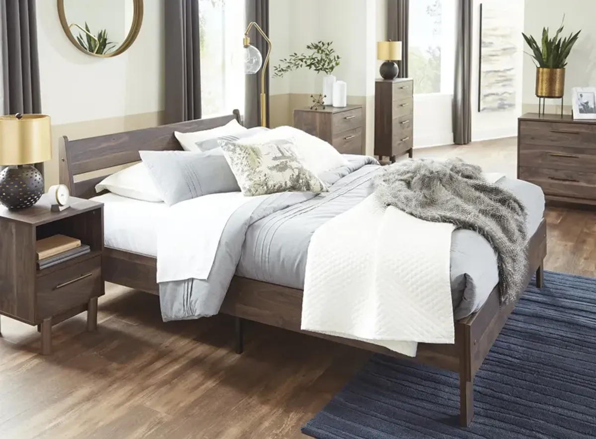 Queen Panel Platform Bed