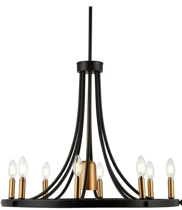 Urbanna Adjustable Iron Transitional Modern LED Chandelier
