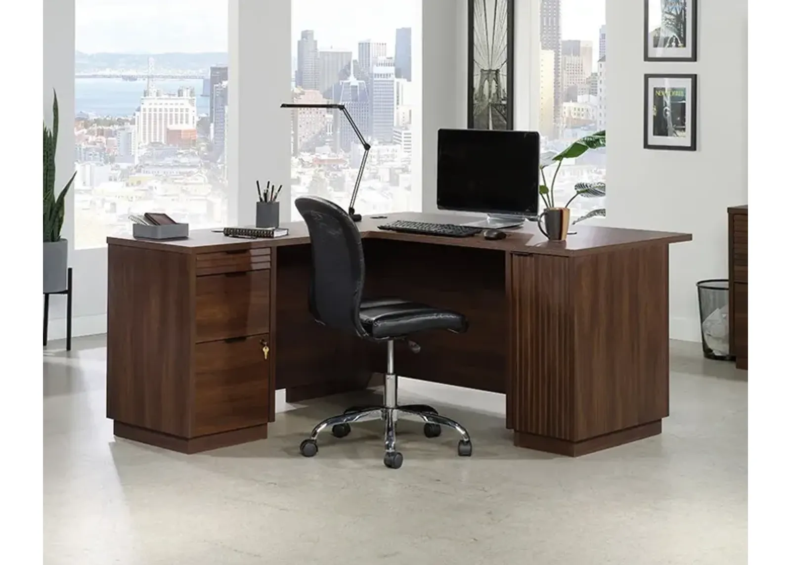 Palo Alto L-Shaped Desk