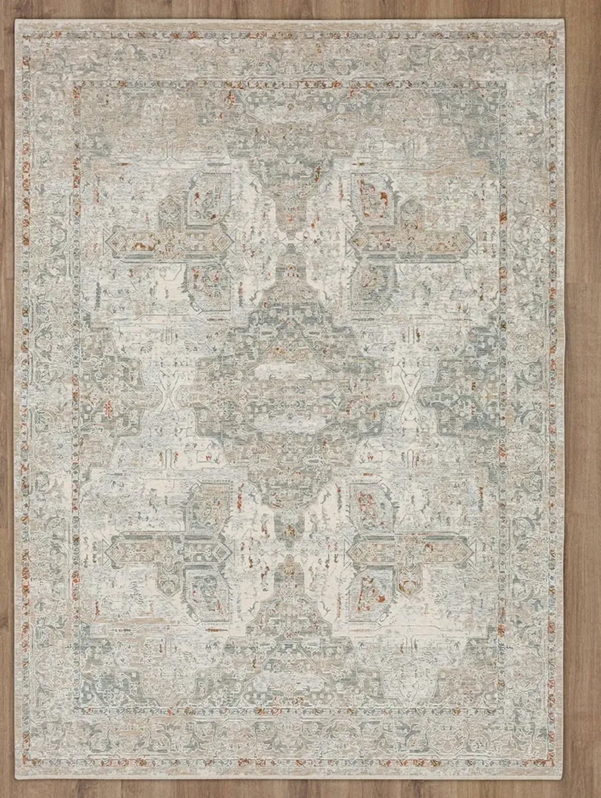 Solitude Via Salaria Cream Beige 2' 7" X 7' 3" Rug